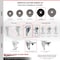Service Caster 5 Inch Phenolic Swivel 1/2 Inch Threaded Stem Caster with Total Lock Brake SCC SCC-TSTTL20S514-PHR-121315 - alternate 5
